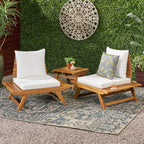 Chaises d'extérieur en bois d'acacia Sedona (lot de 2) par Christopher Knight Home