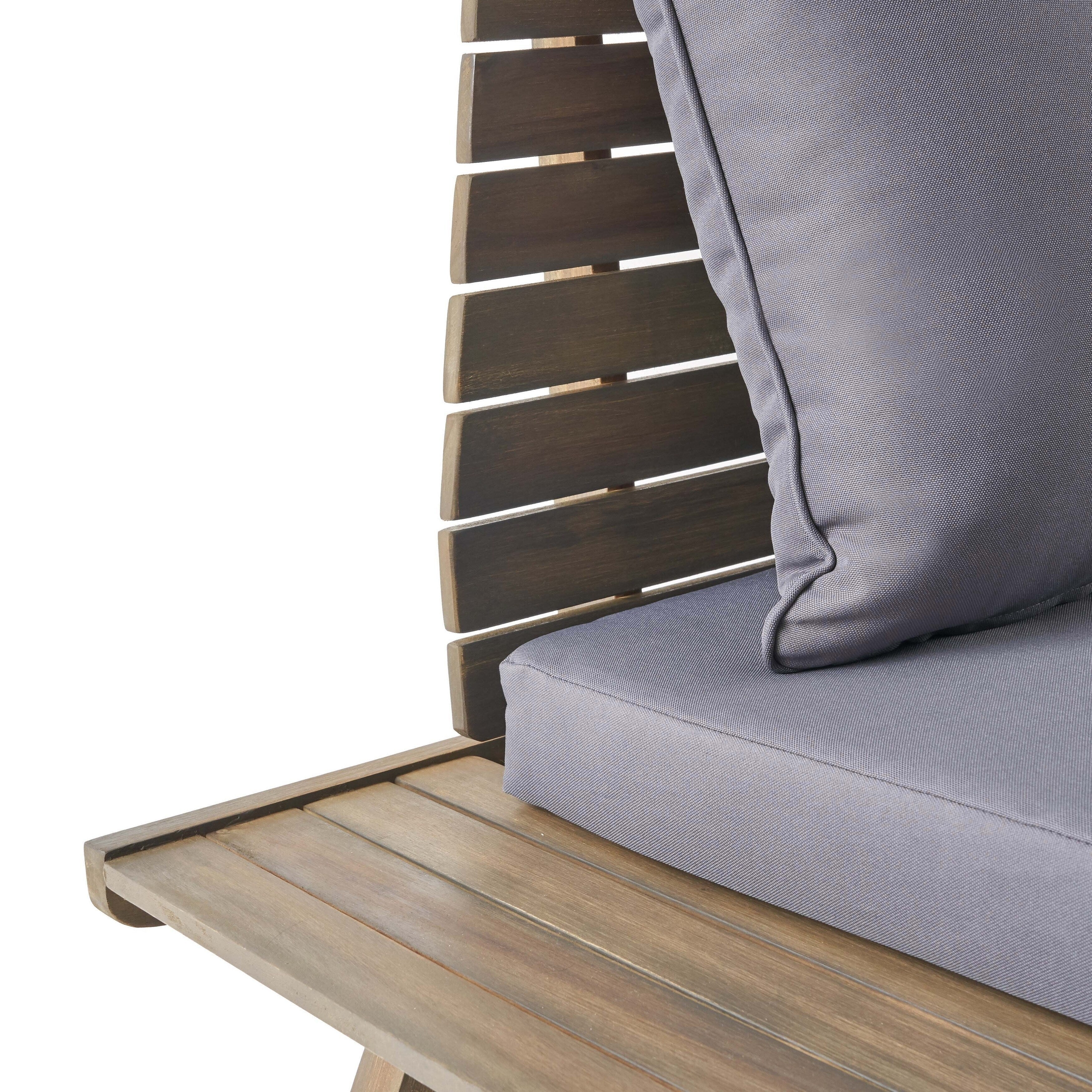 Chaises d'extérieur en bois d'acacia Sedona (lot de 2) par Christopher Knight Home