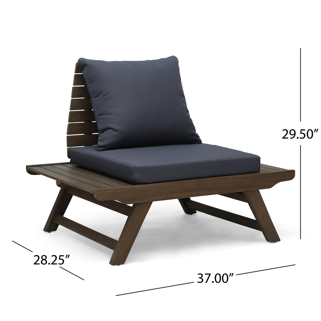 Chaises d'extérieur en bois d'acacia Sedona (lot de 2) par Christopher Knight Home