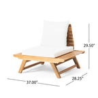 Chaises d'extérieur en bois d'acacia Sedona (lot de 2) par Christopher Knight Home