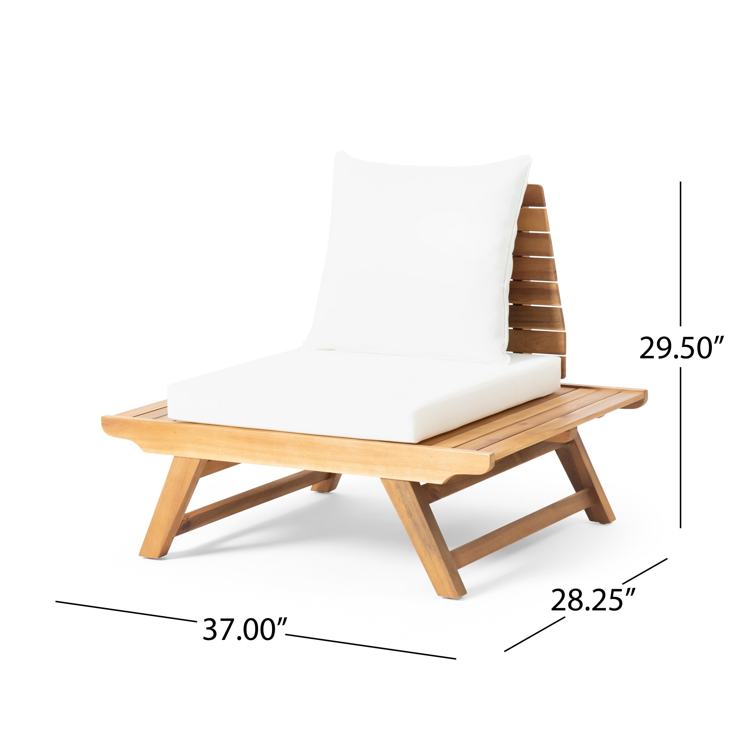 Chaises d'extérieur en bois d'acacia Sedona (lot de 2) par Christopher Knight Home