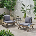 Chaises d'extérieur en bois d'acacia Sedona (lot de 2) par Christopher Knight Home