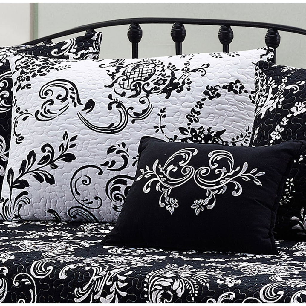 Ensemble couvre-lit Serenta 6 pièces en coton mélangé - 75 x 39