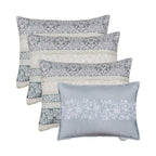 Ensemble couvre-lit Serenta 6 pièces en coton mélangé - 75 x 39