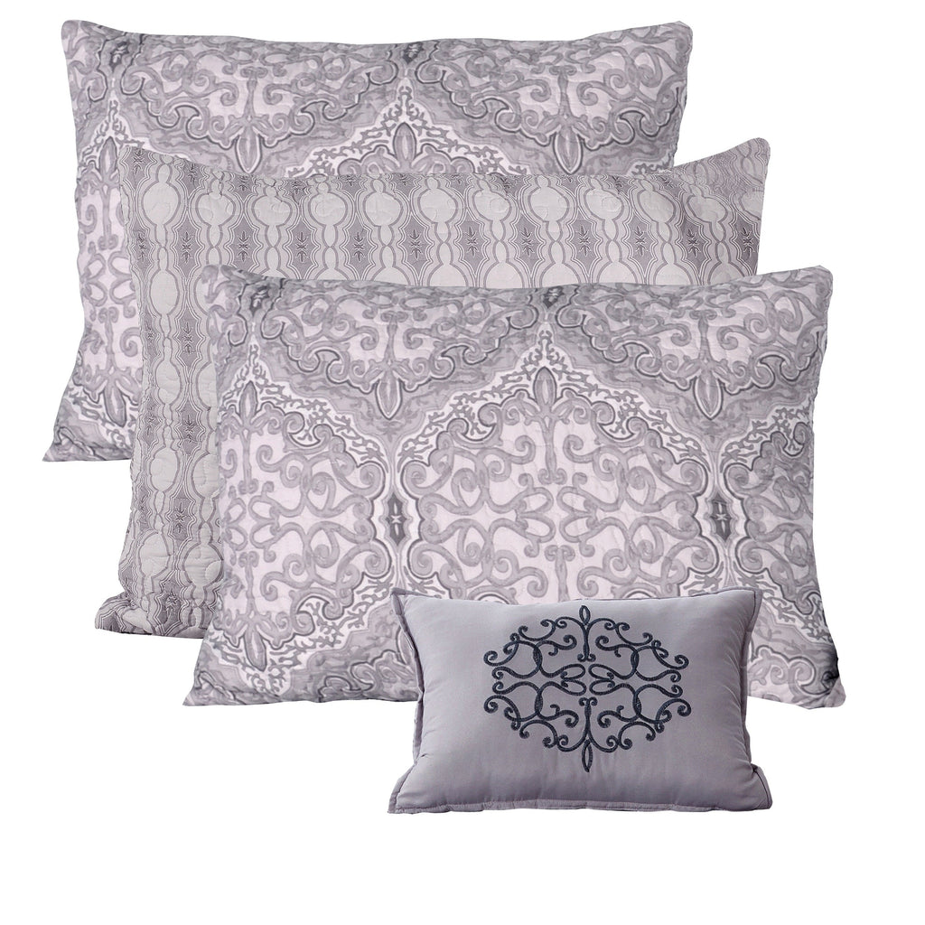 Ensemble couvre-lit Serenta 6 pièces en coton mélangé - 75 x 39