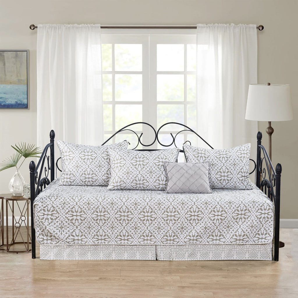 Ensemble couvre-lit Serenta 6 pièces en coton mélangé - 75 x 39