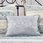 Ensemble couvre-lit Serenta 6 pièces en coton mélangé - 75 x 39