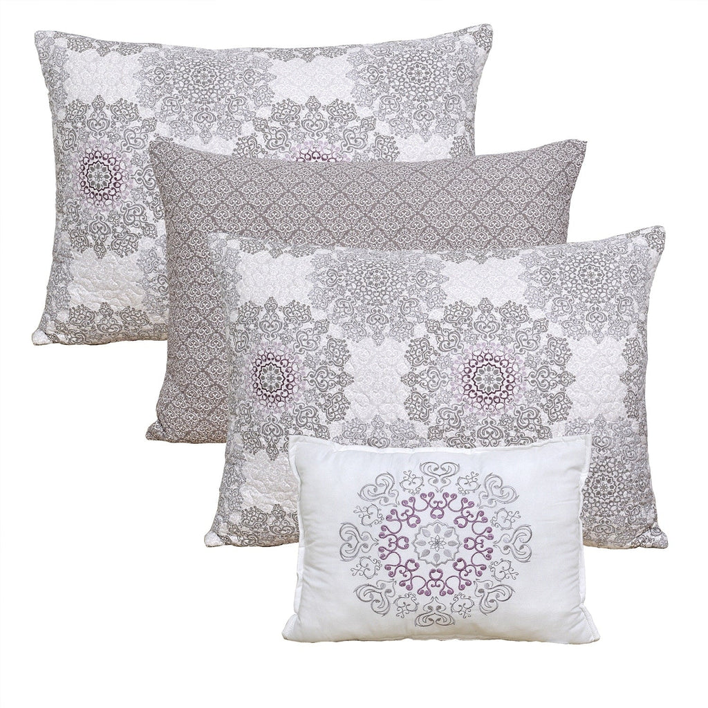 Ensemble couvre-lit Serenta 6 pièces en coton mélangé - 75 x 39