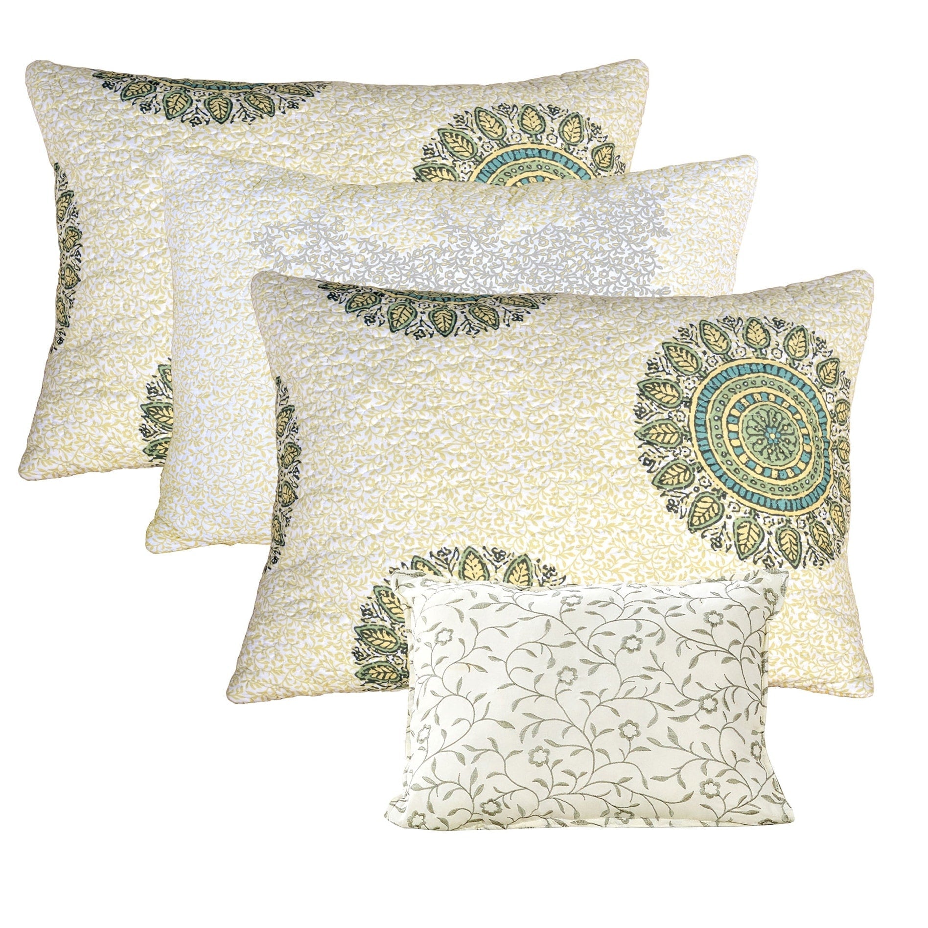 Ensemble couvre-lit Serenta 6 pièces en coton mélangé - 75 x 39