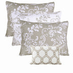 Ensemble couvre-lit Serenta 6 pièces en coton mélangé - 75 x 39