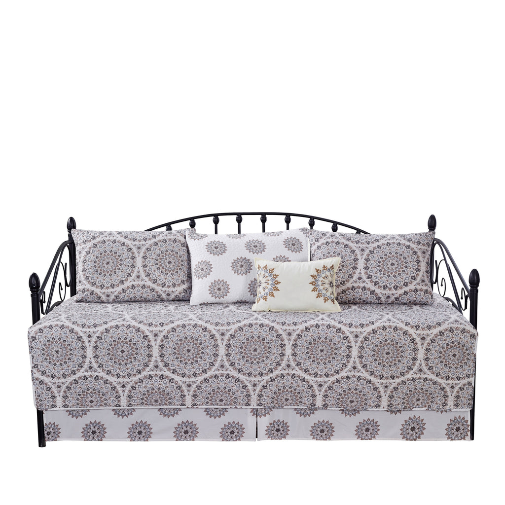 Ensemble couvre-lit Serenta 6 pièces en coton mélangé - 75 x 39