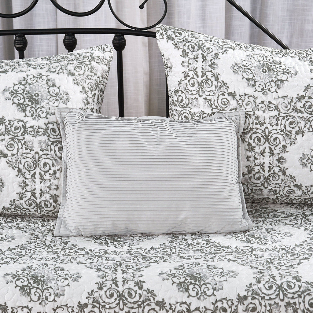 Ensemble couvre-lit Serenta 6 pièces en coton mélangé - 75 x 39