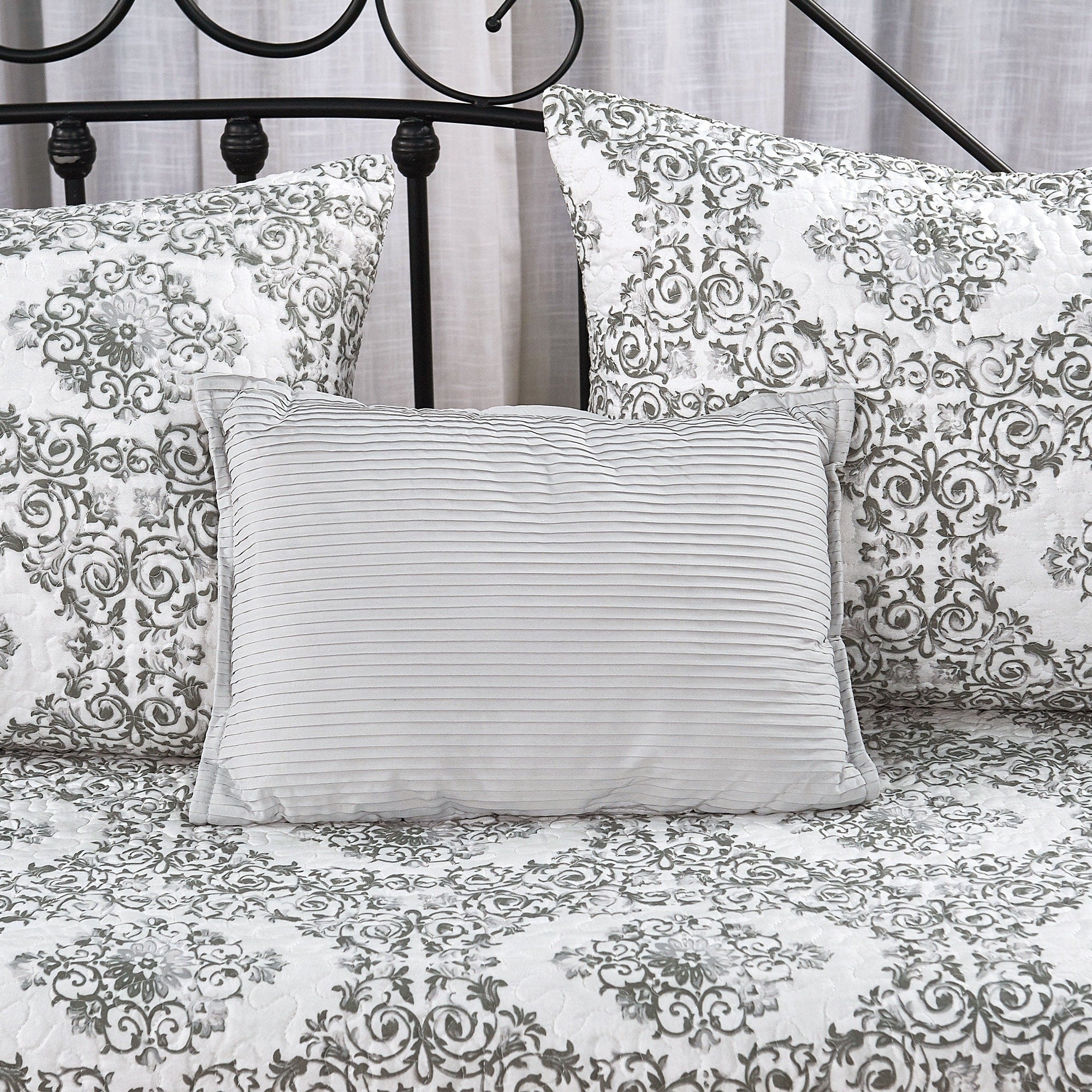 Ensemble couvre-lit Serenta 6 pièces en coton mélangé - 75 x 39