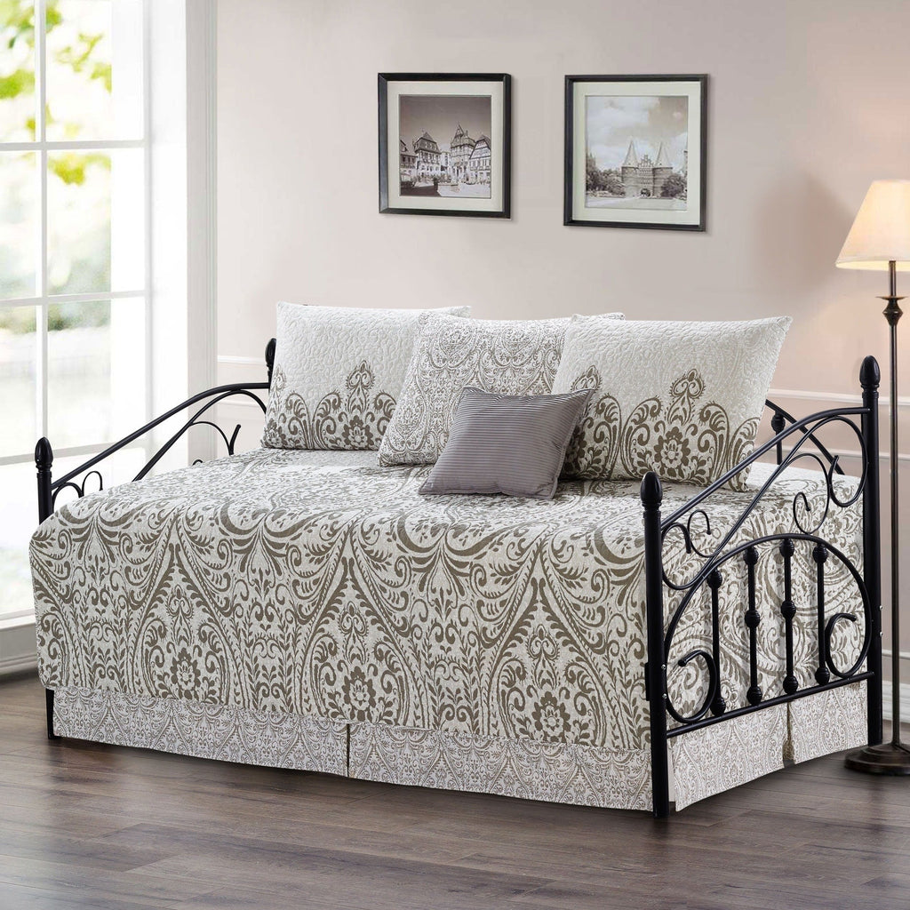 Ensemble couvre-lit Serenta 6 pièces en coton mélangé - 75 x 39