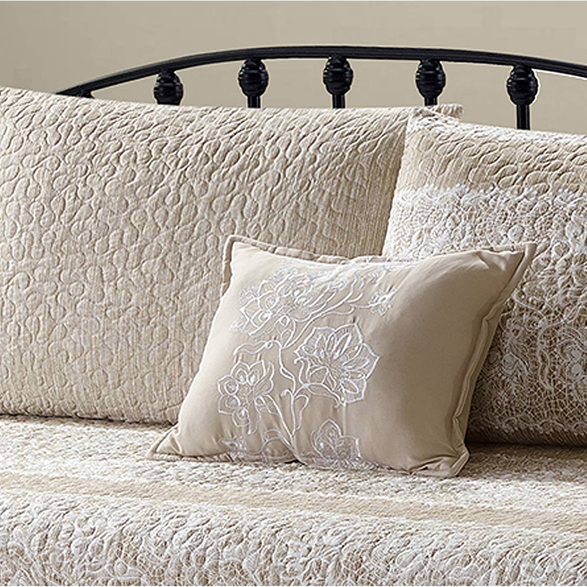 Ensemble couvre-lit Serenta 6 pièces en coton mélangé - 75 x 39