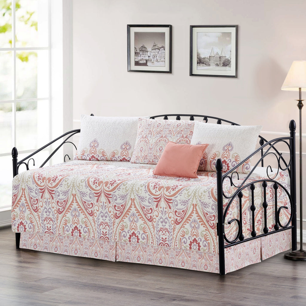 Ensemble couvre-lit Serenta 6 pièces en coton mélangé - 75 x 39