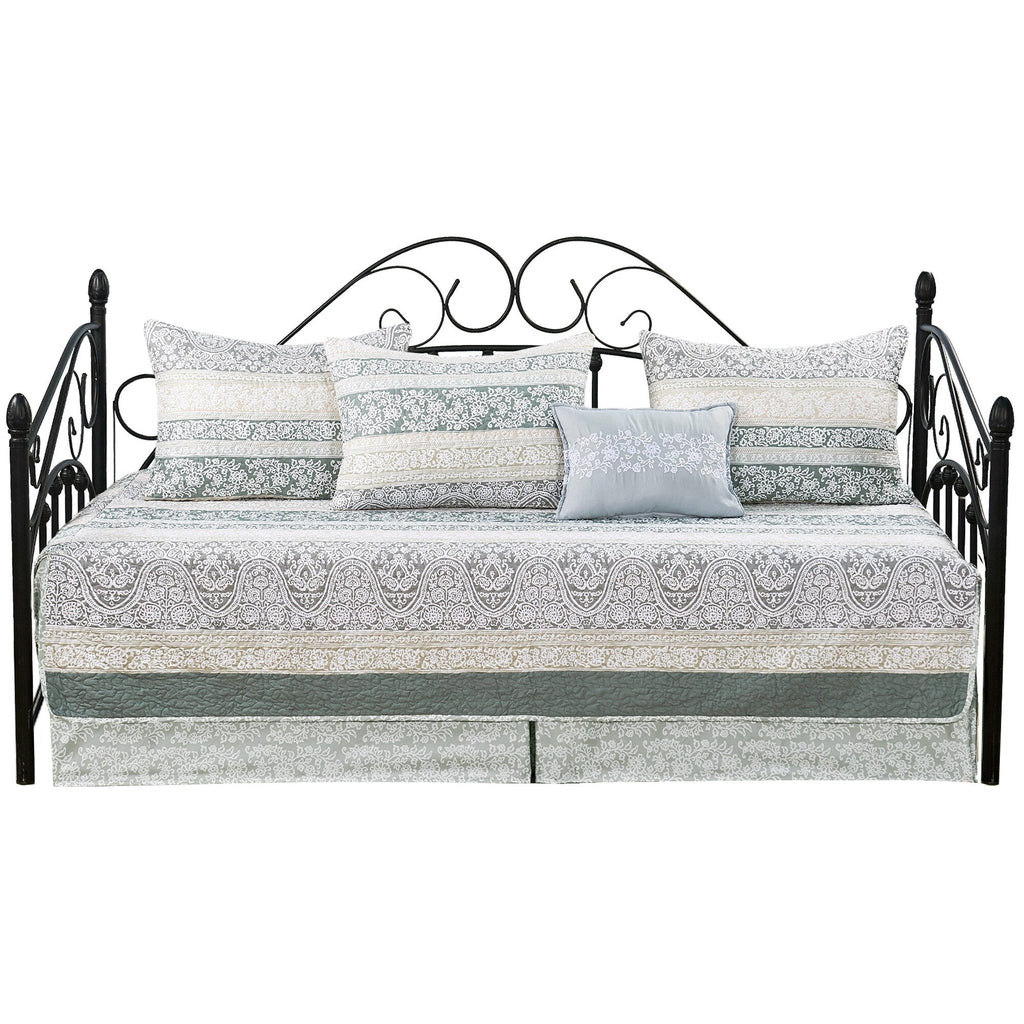 Ensemble couvre-lit Serenta 6 pièces en coton mélangé - 75 x 39