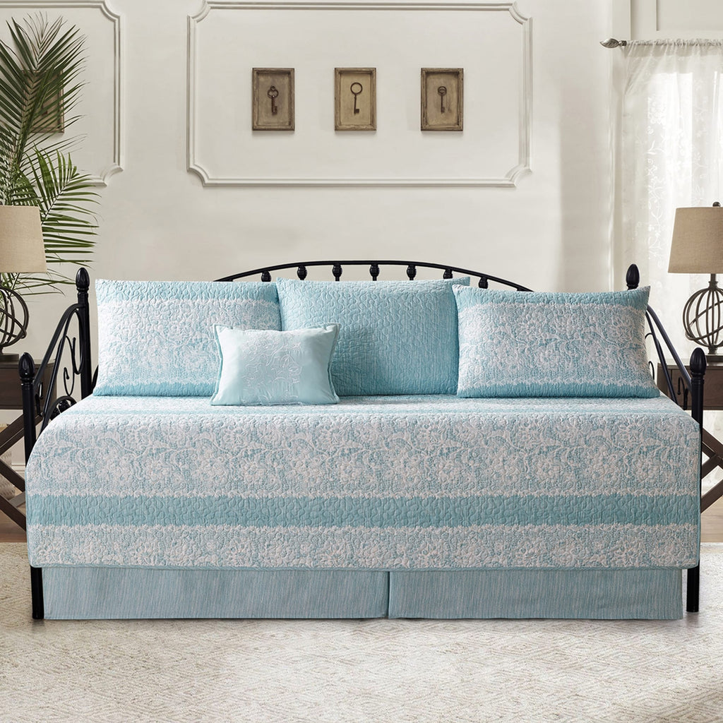 Ensemble couvre-lit Serenta 6 pièces en coton mélangé - 75 x 39