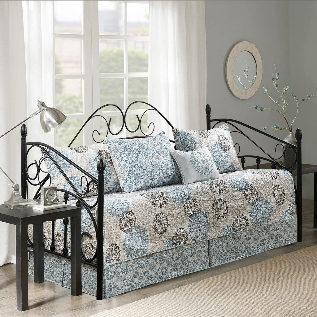 Ensemble couvre-lit Serenta 6 pièces en coton mélangé - 75 x 39