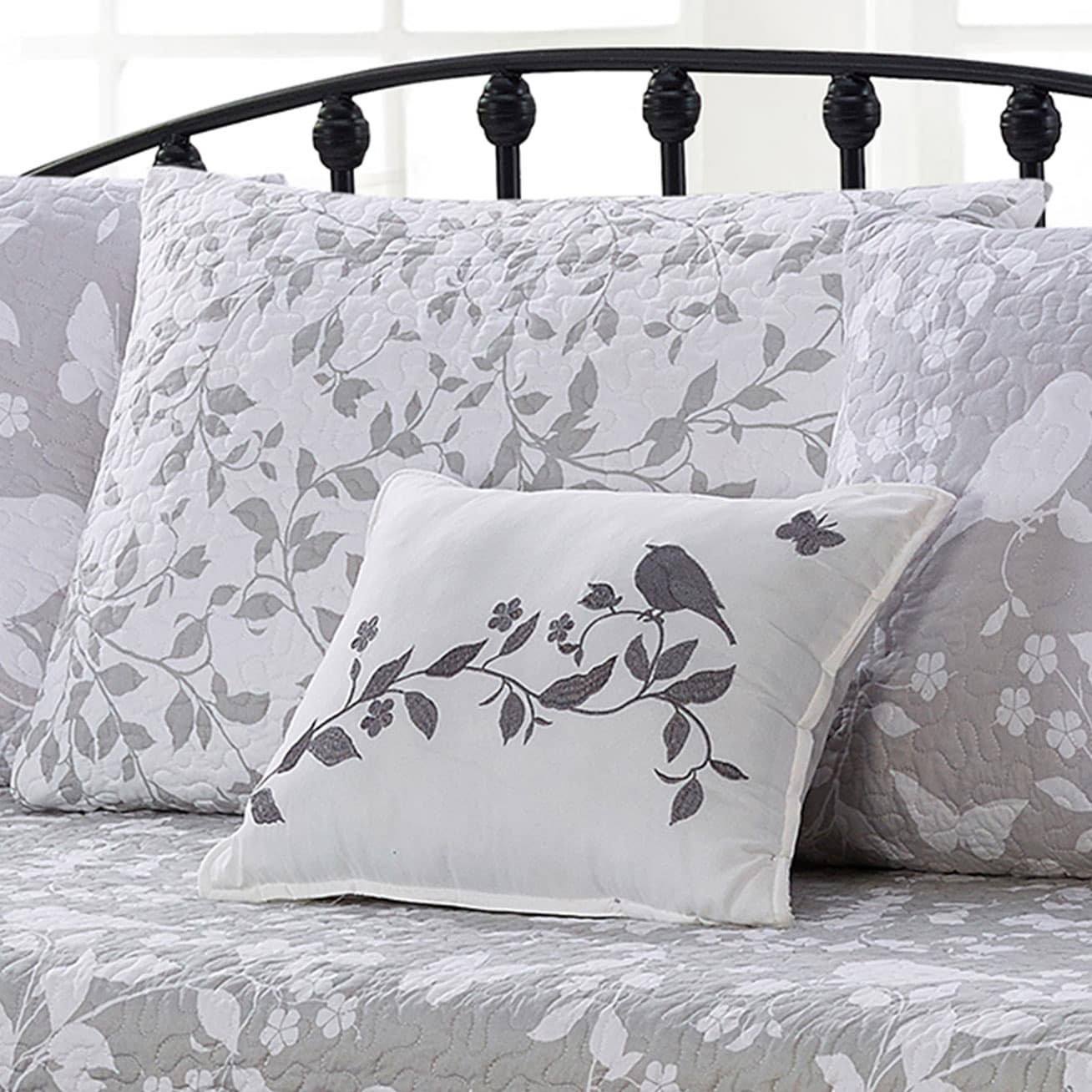 Ensemble couvre-lit Serenta 6 pièces en coton mélangé - 75 x 39
