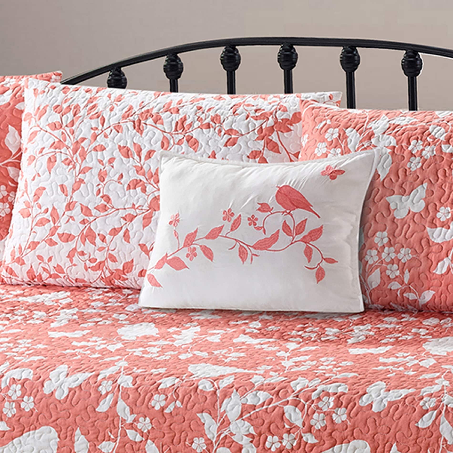 Ensemble couvre-lit Serenta 6 pièces en coton mélangé - 75 x 39