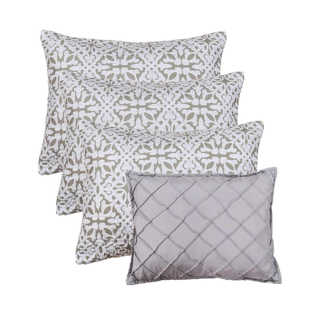 Ensemble couvre-lit Serenta 6 pièces en coton mélangé - 75 x 39