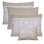 Ensemble couvre-lit Serenta 6 pièces en coton mélangé - 75 x 39
