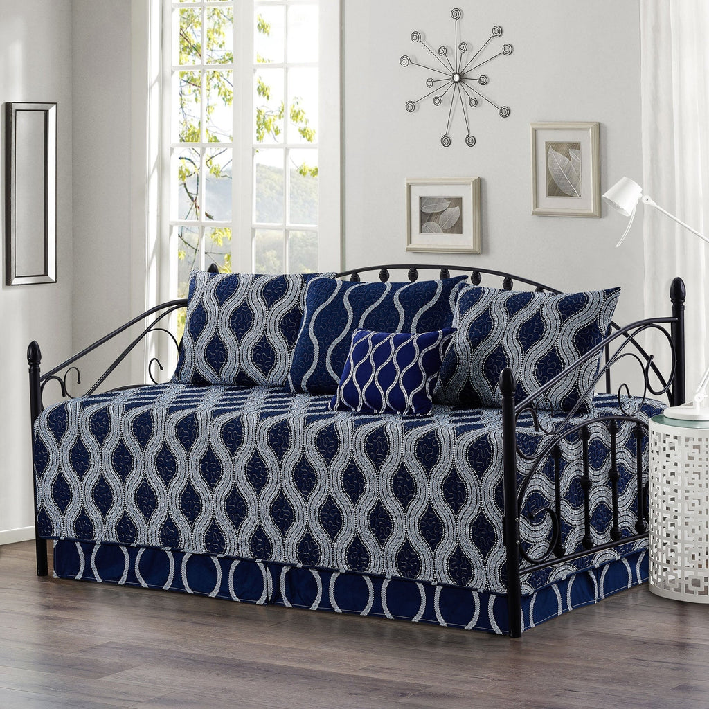 Ensemble couvre-lit Serenta 6 pièces en coton mélangé - 75 x 39
