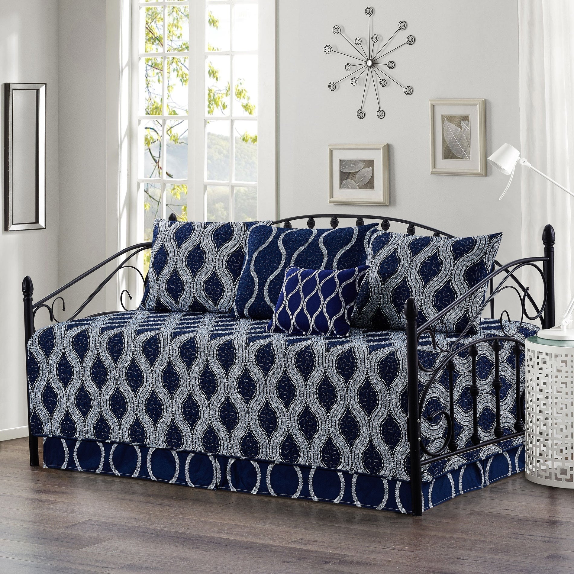 Ensemble couvre-lit Serenta 6 pièces en coton mélangé - 75 x 39