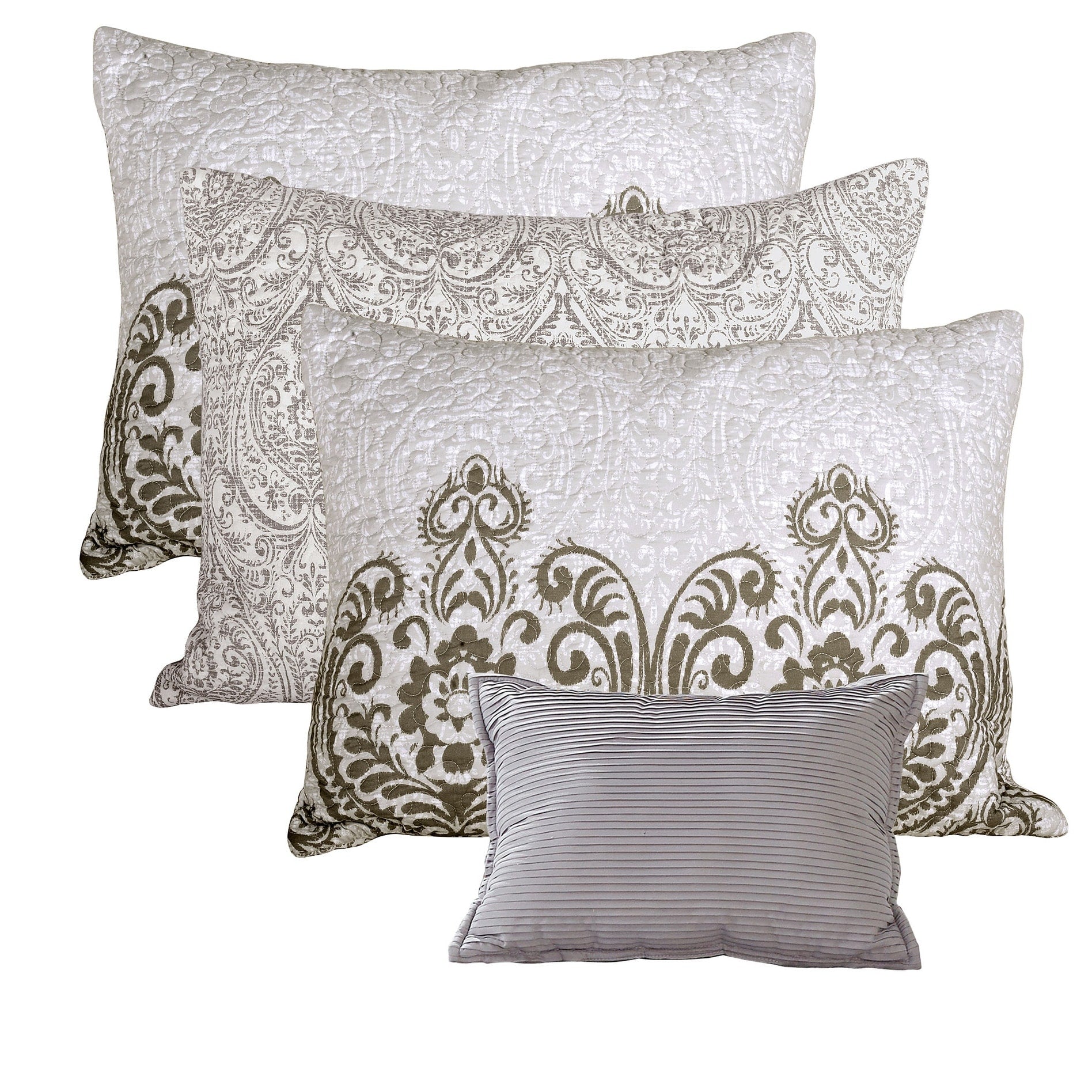 Ensemble couvre-lit Serenta 6 pièces en coton mélangé - 75 x 39