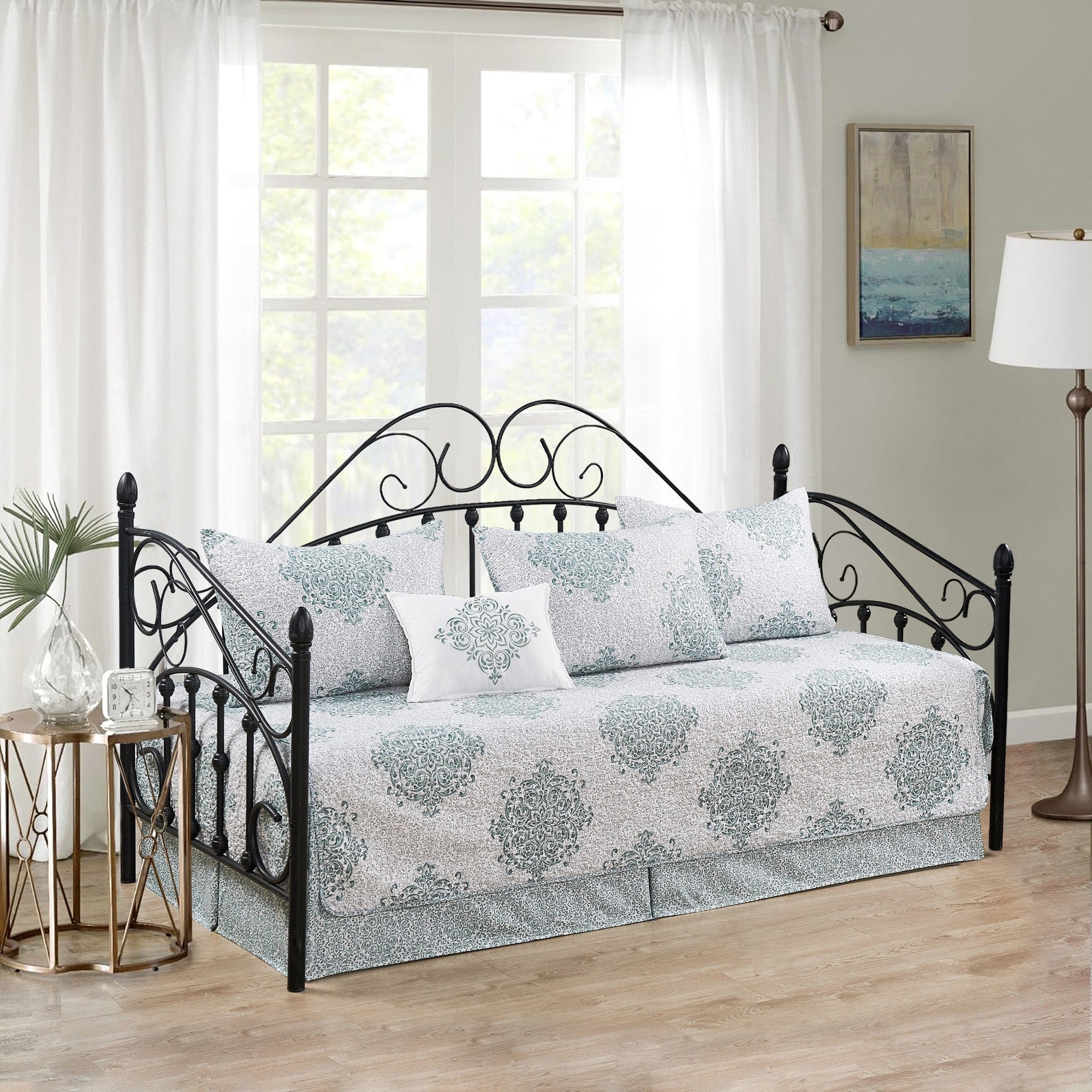 Ensemble couvre-lit Serenta 6 pièces en coton mélangé - 75 x 39