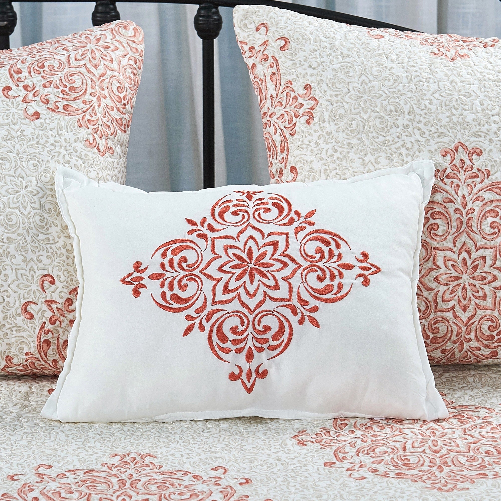 Ensemble couvre-lit Serenta 6 pièces en coton mélangé - 75 x 39