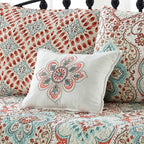 Ensemble couvre-lit Serenta 6 pièces en coton mélangé - 75 x 39