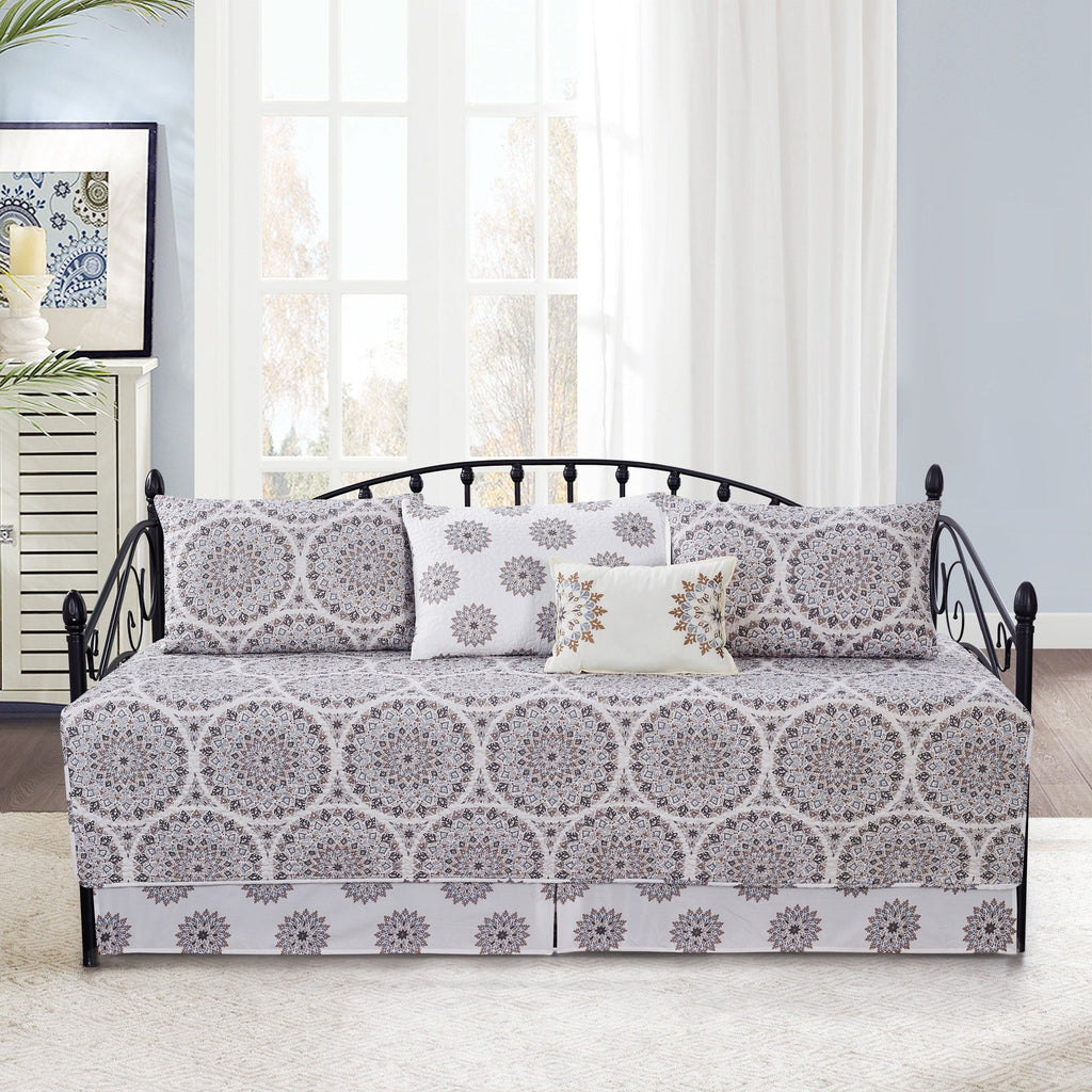 Ensemble couvre-lit Serenta 6 pièces en coton mélangé - 75 x 39