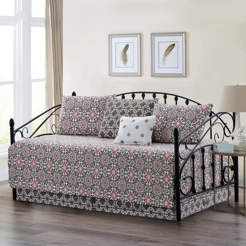 Ensemble couvre-lit Serenta 6 pièces en coton mélangé - 75 x 39