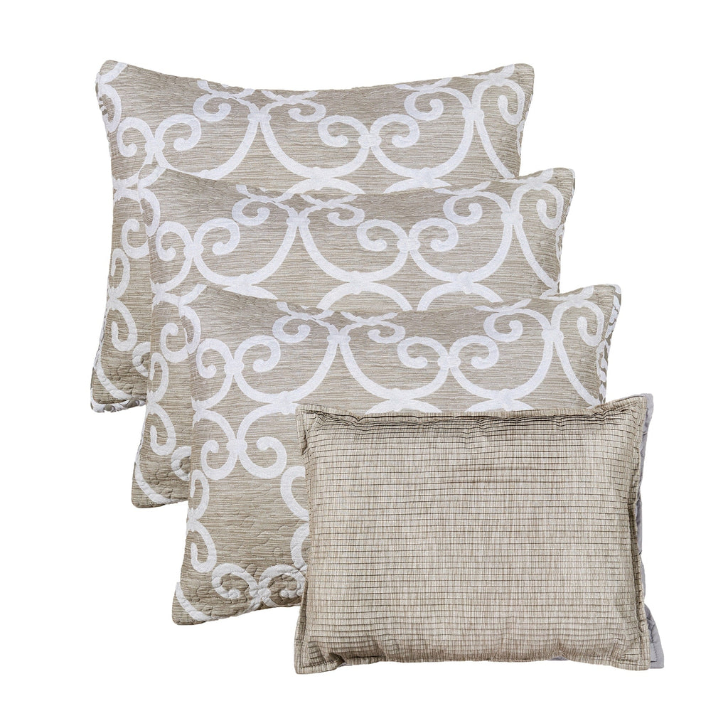 Ensemble couvre-lit Serenta 6 pièces en coton mélangé - 75 x 39