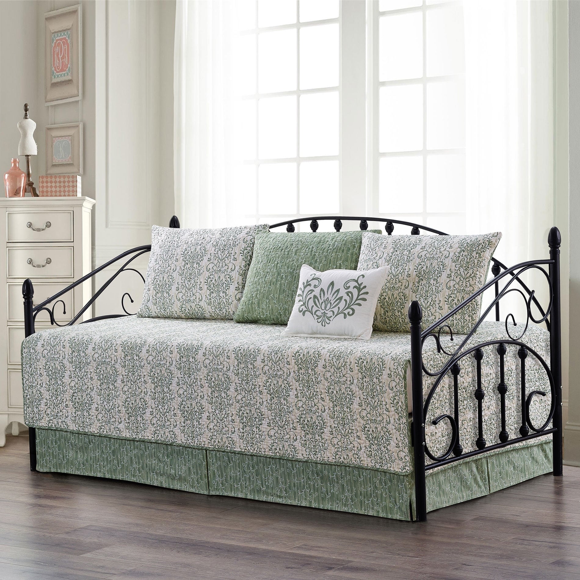 Ensemble couvre-lit Serenta 6 pièces en coton mélangé - 75 x 39