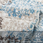 Ensemble couvre-lit Serenta 6 pièces en coton mélangé - 75 x 39
