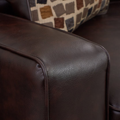 Canapé Serta Palisades 73 à accoudoirs droits, polyester facile d'entretien, dossier moelleux et coussins d'assise à ressorts ensachés