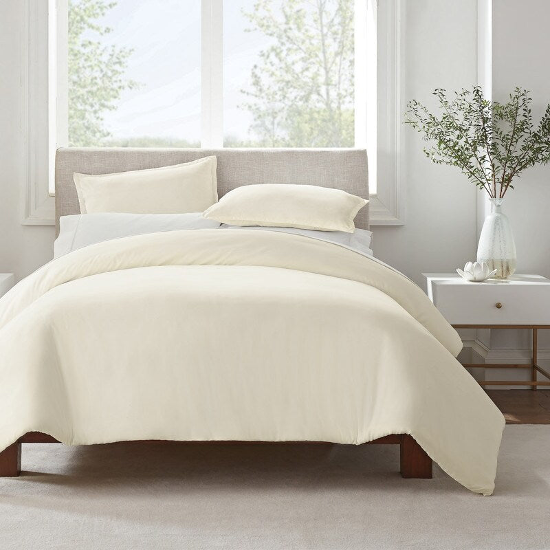 Ensemble de couette antimicrobien 3 pièces Serta Simply Clean