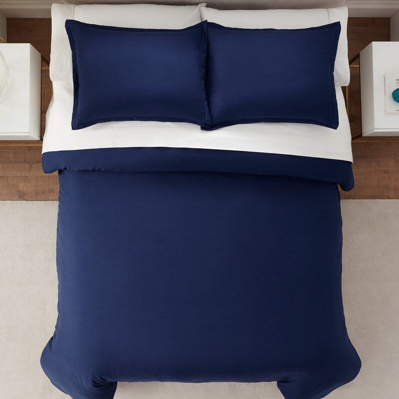 Ensemble de couette antimicrobien 3 pièces Serta Simply Clean