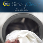 Ensemble de couette antimicrobien 3 pièces Serta Simply Clean