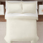 Ensemble de couette antimicrobien 3 pièces Serta Simply Clean