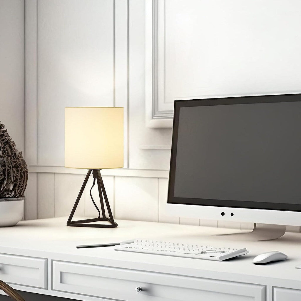 Lot de 2 jolies lampes de chevet modernes pour salon et chambre à coucher