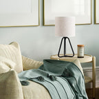 Lot de 2 jolies lampes de chevet modernes pour salon et chambre à coucher
