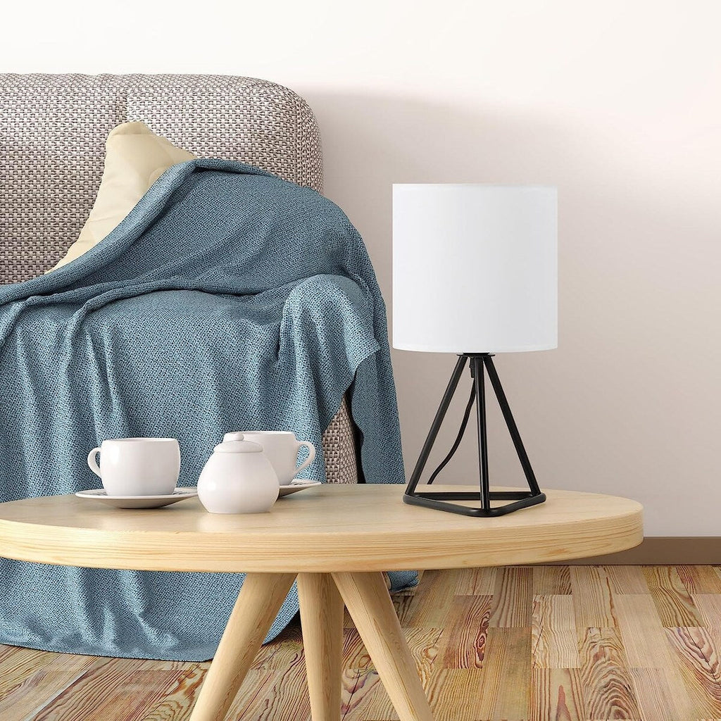 Lot de 2 jolies lampes de chevet modernes pour salon et chambre à coucher