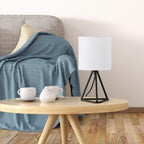 Lot de 2 jolies lampes de chevet modernes pour salon et chambre à coucher