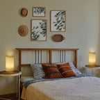 Lot de 2 petites lampes de table avec télécommande