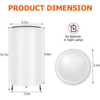 Lot de 2 petites lampes de table avec télécommande