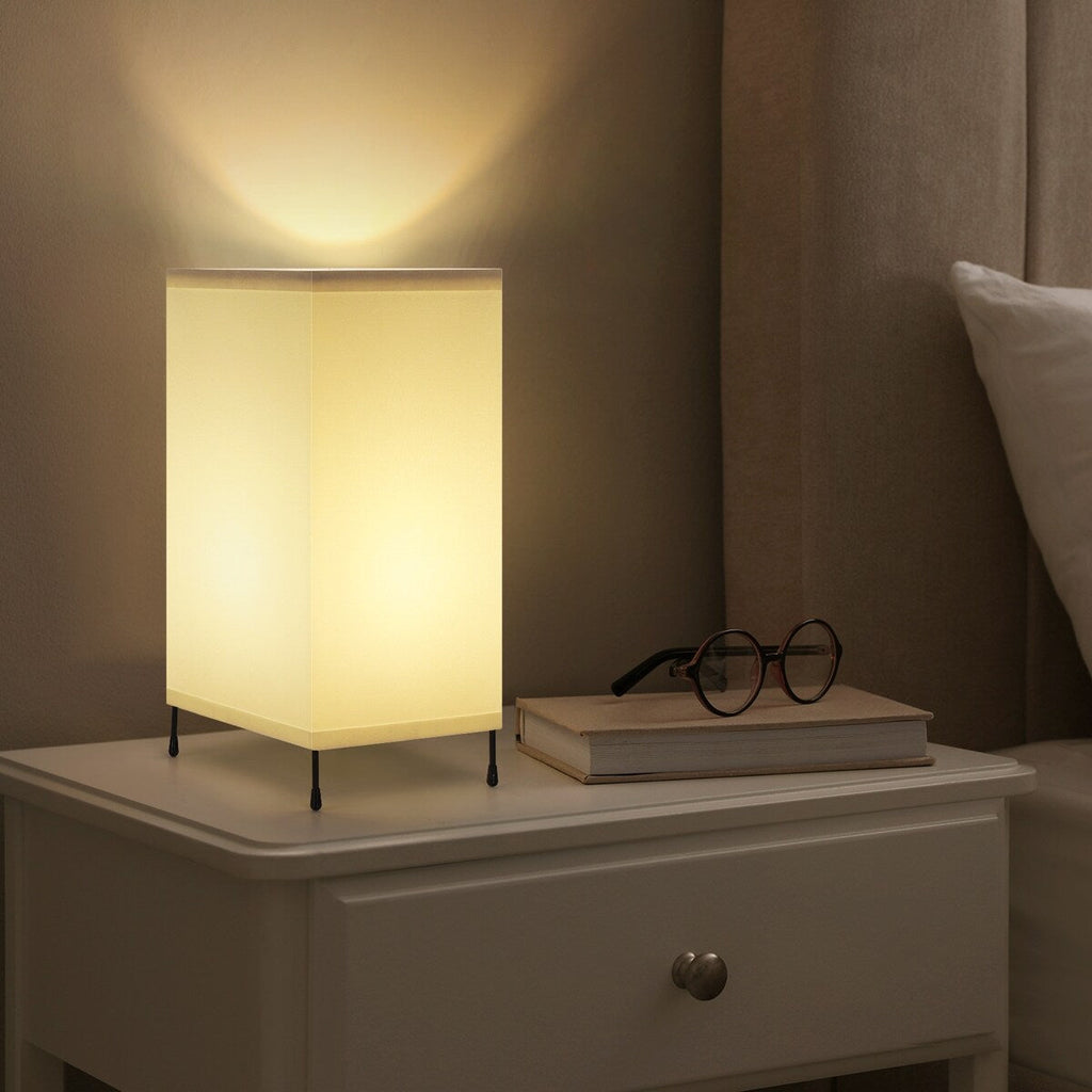 Lot de 2 petites lampes de table avec télécommande